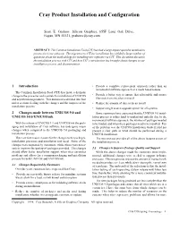 Cray Product Installation and Configuration