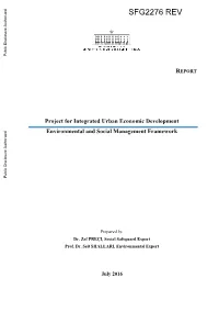 REPORT Project for Integrated Urban Economic Development