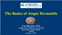 The Basics of Atopic Dermatitis