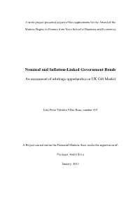 Nominal and Inflation-Linked Government Bonds