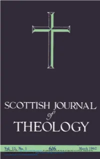 SJT Volume 15 Issue 1 Cover and Front Matter