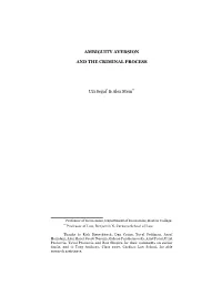 Ambiguity Aversion