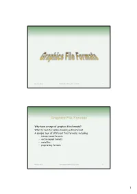 Graphics File Formats