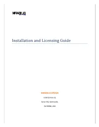 Installation Guide for Visualsim Architect