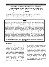 Journal of Exercise Science and Physiotherapy (JESP)