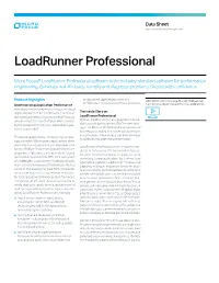 Loadrunner Professional