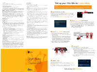 Set up Your Tivo® Mini in 5 Easy Steps