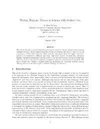 Writing Hygienic Macros in Scheme with Syntax-Case