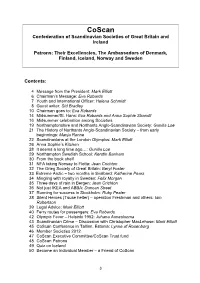 Coscan Confederation of Scandinavian Societies of Great Britain and Ireland