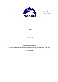 Council CNL(14)23 Annual Progress Report on Actions Taken