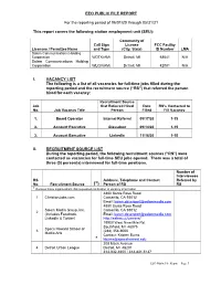 Eeo Public File Report