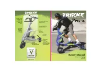 Owner's Manual Before Riding