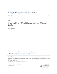 Review of Joyce Carol Oates's the Man Without a Shadow Eric K