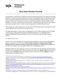 2012 State Election Preview
