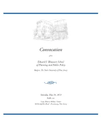 Convocation Program (PDF)