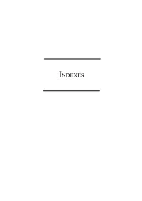 Indexes of Sing to the Lord