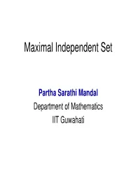 Maximal Independent Set