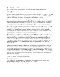 To: CMAQ Project Selection Committee Re: Chicago Pedway Reconstruction + System Wayfinding Replacement Project