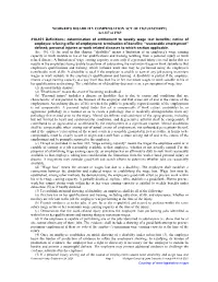 Worker's Disability Compensation Act of 1969