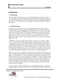 Bowland Bus Study Introduction