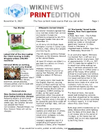 November 9, 2007 the Free-Content News Source That You Can Write! Page 1
