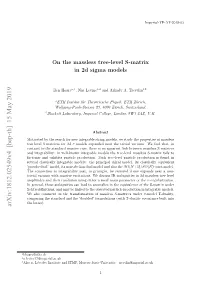 On the Massless Tree-Level S-Matrix in 2D Sigma Models