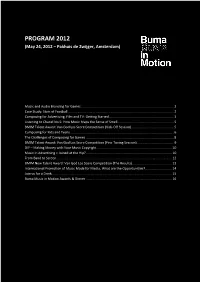 Program BMIM 2012