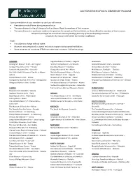 Southeastern Reciprocal Membership Program