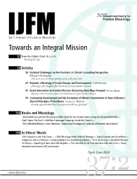 37:2 Towards an Integral Mission