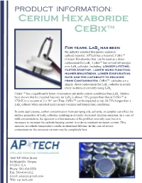 Cebixtm Cerium Hexaboride