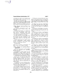 Federal Railroad Administration, DOT § 235.7
