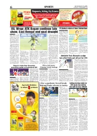 ISL Wrap: ATK Bagan Continue Late Show, East Bengal End Goal Drought