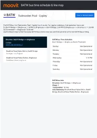 BATW Bus Time Schedule & Line Route