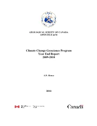 Climate Change Geoscience Program Meeting Report