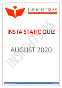 Insta Static Quiz