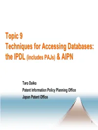 The IPDL (Includes Pajs) & AIPN