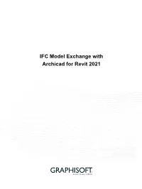 IFC Model Exchange with Archicad for Revit 2021