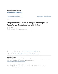 Maupassant and the Illusion of Reality" in Rethinking the Real