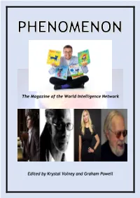 The Magazine of the World Intelligence Network Edited By