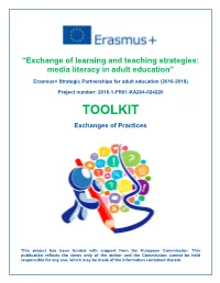 TOOLKIT Exchanges of Practices