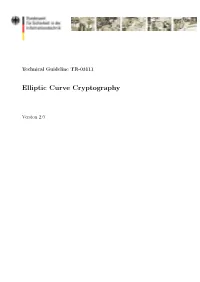 Elliptic Curve Cryptography