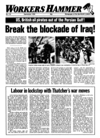 Labour in Lockstep with Thatcher's War Moves