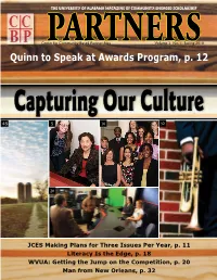 Quinn to Speak at Awards Program, P. 12 Capturing Our Culture 48 5 16 32
