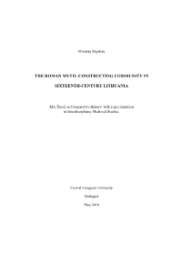 Constructing Community In