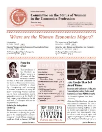 CSWEP Newsletter Summer 2013 Feature Articles