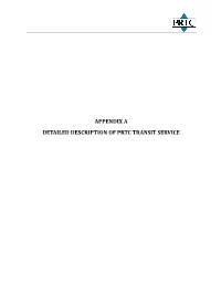 Detailed Description of Prtc Transit Service