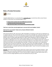 Make a Portable Workstation