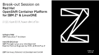 News and Updates on Red Hat Openshift Container Platform On