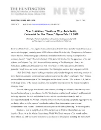 Smith on Wry: Jack Smith, Columnist for Our Times,” Opens Feb