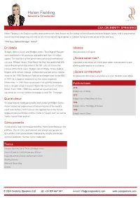 Helen Fielding Speaker Profile